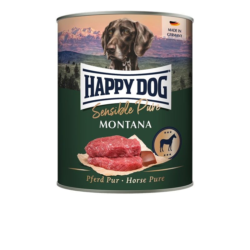 Happy Dog Pure Montana Pferd 800gD-Alleinfuttermittel-Fresspack.de