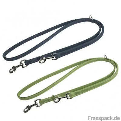 Karlie Buffalo Führleine - Hellgrün-Lederleinen-Fresspack.de