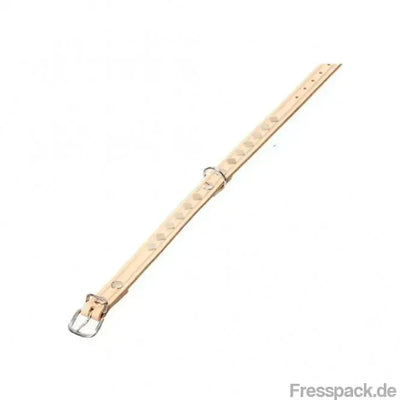 Karlie Rondo Halsband Natur mit Beschlag, 27cm/10mm-Lederhalsbänder-Fresspack.de