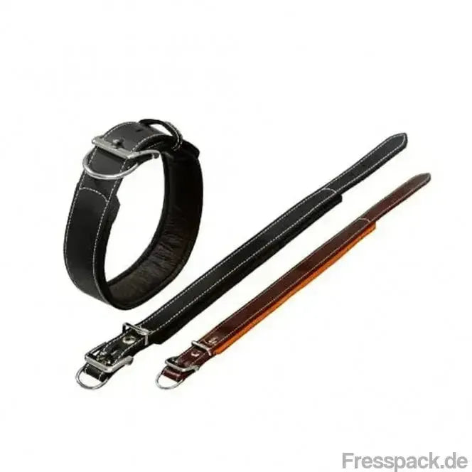 Karlie Rondo Soft Halsband - Braun, 70cm/50mm-Lederhalsbänder-Fresspack.de