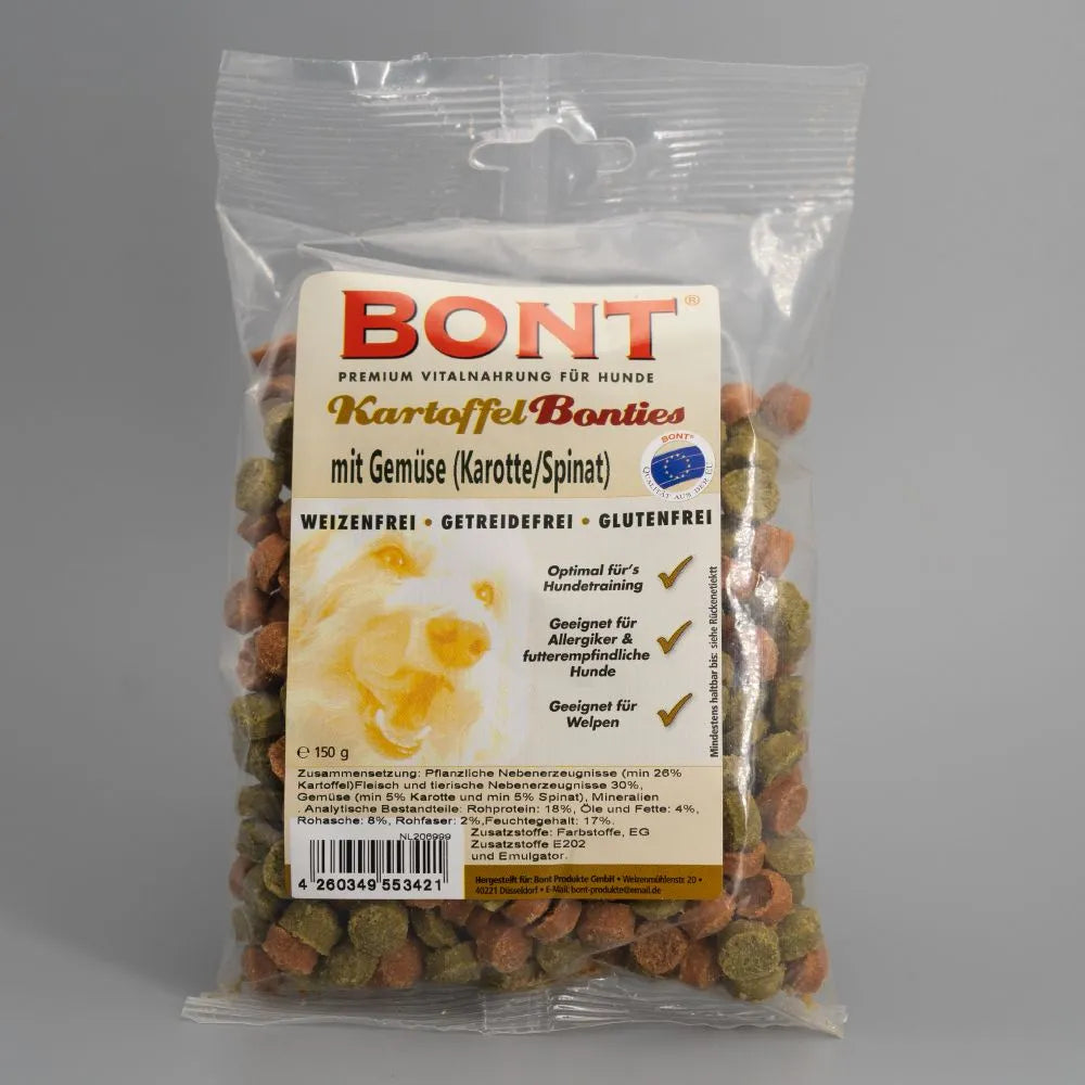 Kartoffel-Bonties Gemüse 150g-Ergänzungsfuttermittel-Fresspack.de