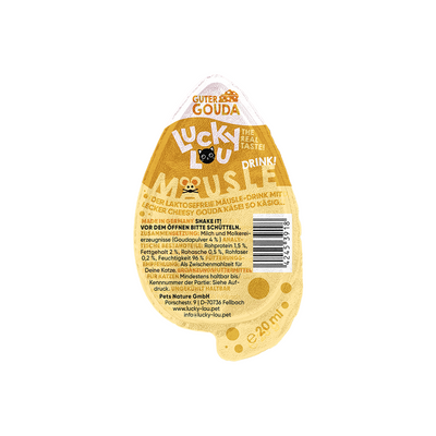 Lucky Lou Drink-Snack Mäusle Gouda 28g/20ml-Katzengetränk-Fresspack.de