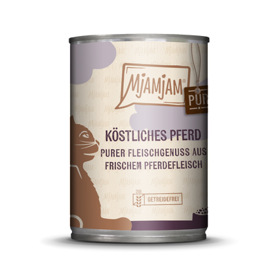 MjAMjAM Cat - Pferd pur 400gD-Alleinfuttermittel-Fresspack.de