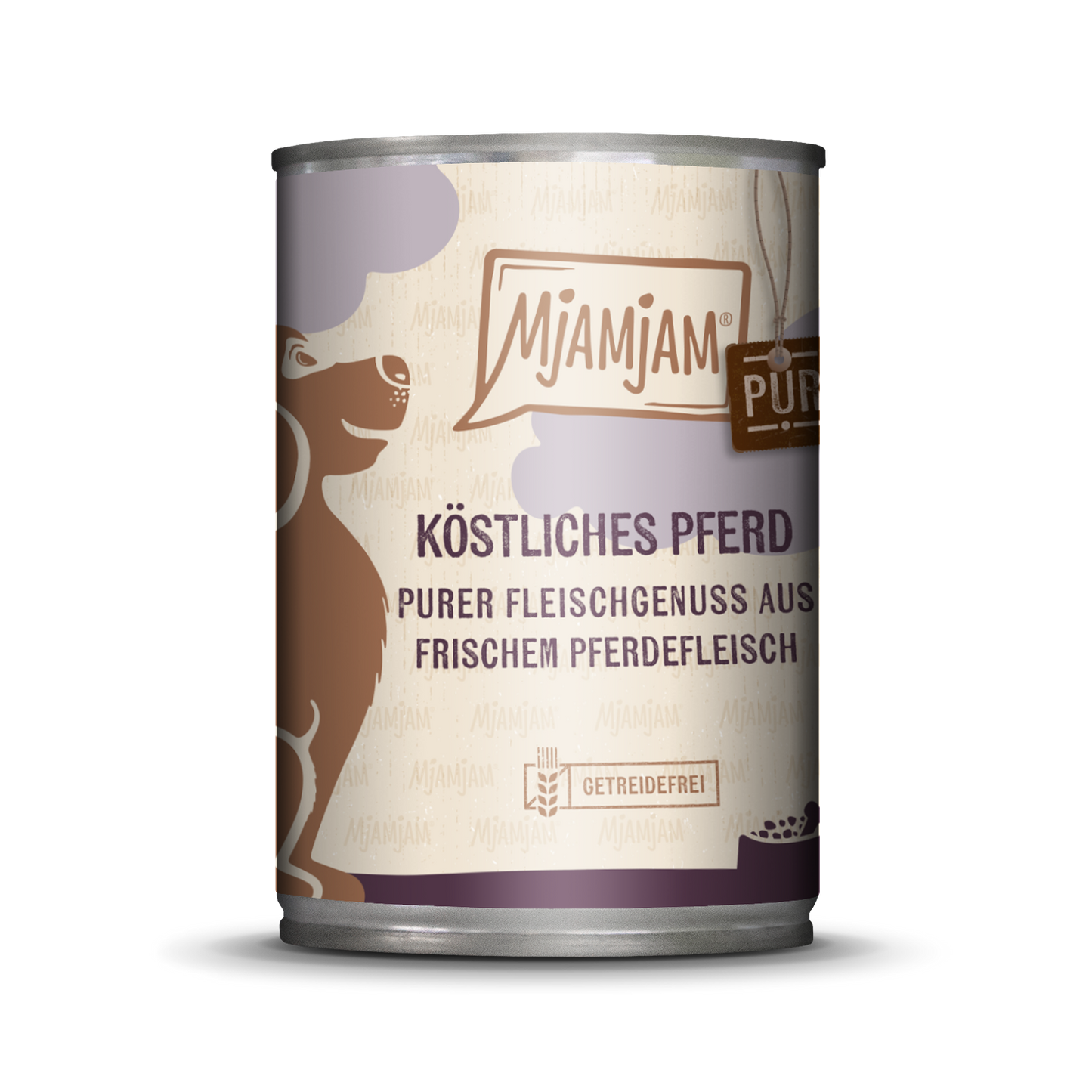 MjAMjAM Dog - Pferd pur 400gD-Alleinfuttermittel-Fresspack.de