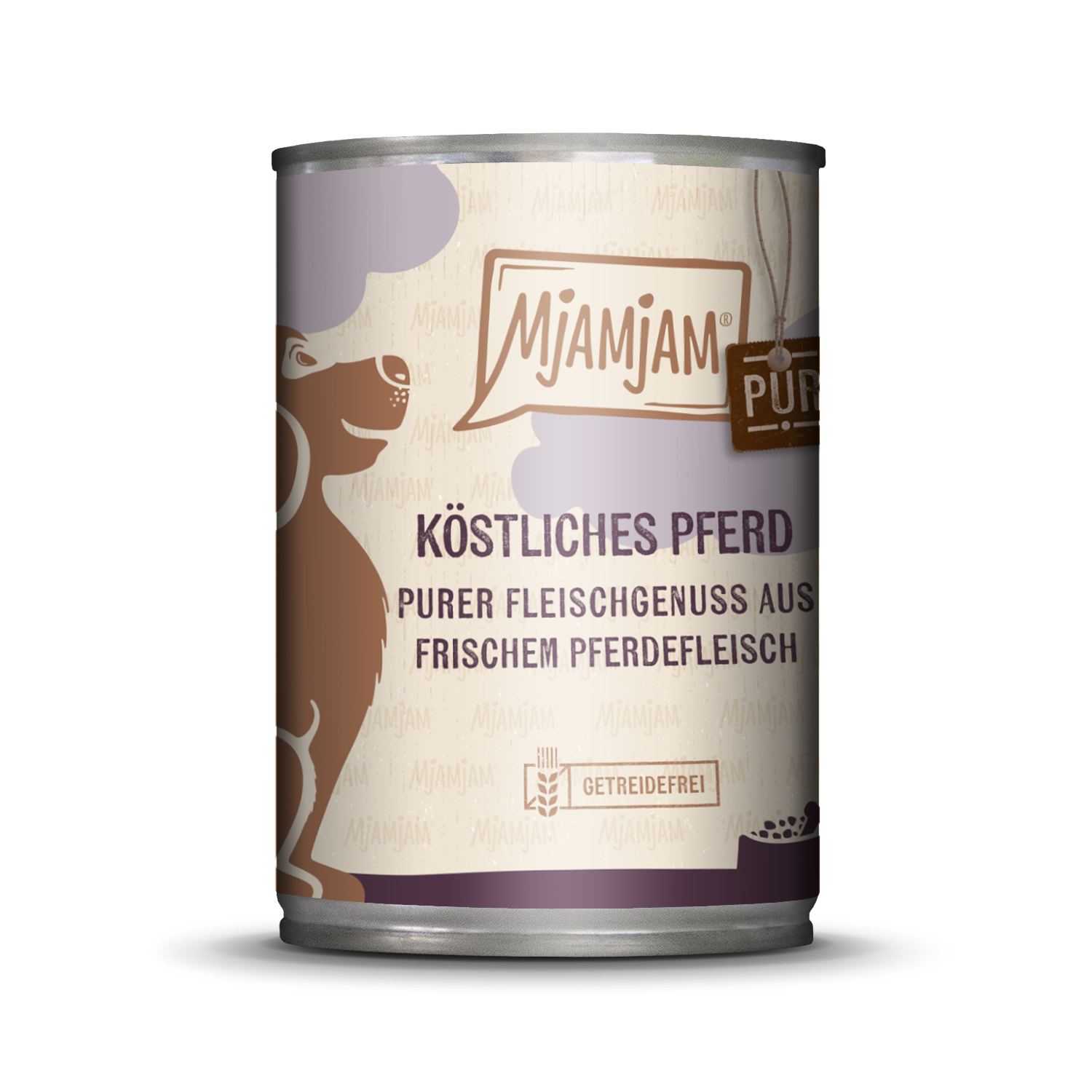 MjAMjAM Dog - Pferd pur 400gD-Alleinfuttermittel-Fresspack.de