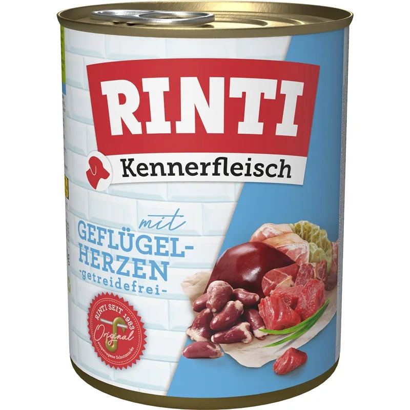 Rinti KF Gefluegelherzen 800gD-Alleinfuttermittel-Fresspack.de