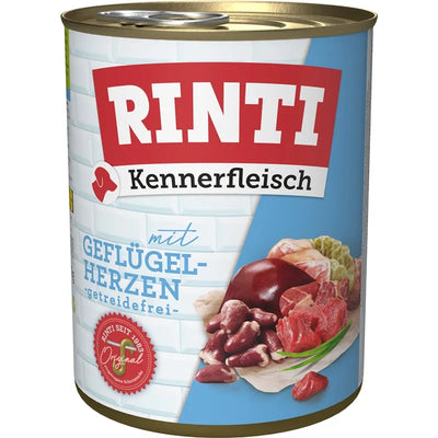 Rinti KF Gefluegelherzen 800gD-Alleinfuttermittel-Fresspack.de