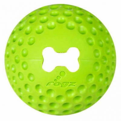 ROGZ GUMZ Hundeball, 4,9 cm - befüllbar - grün-Hundebälle-Fresspack.de