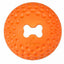 ROGZ GUMZ Hundeball, 4,9 cm - befüllbar - orange-Hundebälle-Fresspack.de