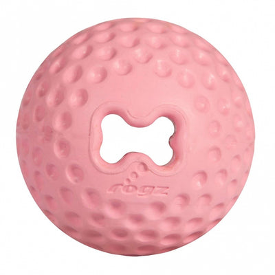 ROGZ GUMZ Hundeball, 4,9 cm - befüllbar - rosa-Hundebälle-Fresspack.de