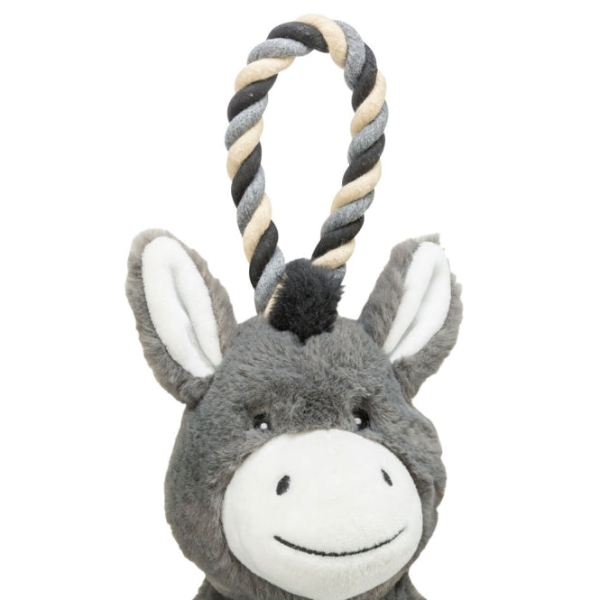 Trixie Esel aus Plüsch und Tau-Plüschspielzeug-Fresspack.de