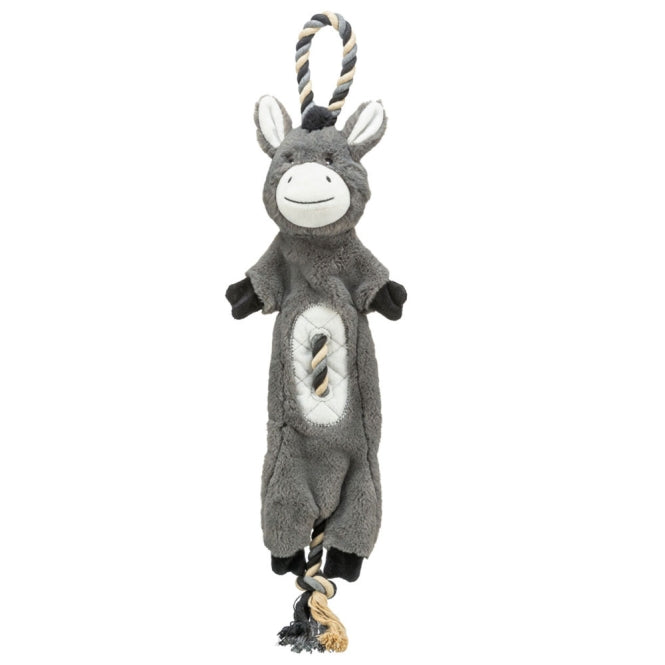 Trixie Esel aus Plüsch und Tau-Plüschspielzeug-Fresspack.de