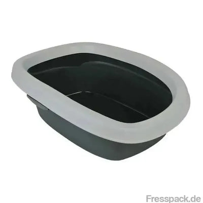 Trixie Katzentoilette Carlo 1 - grau/hellgrau-Katzentoiletten-Fresspack.de