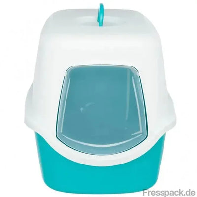 Trixie Katzentoilette Vico - Türkis/Weiß-Katzentoiletten-Fresspack.de