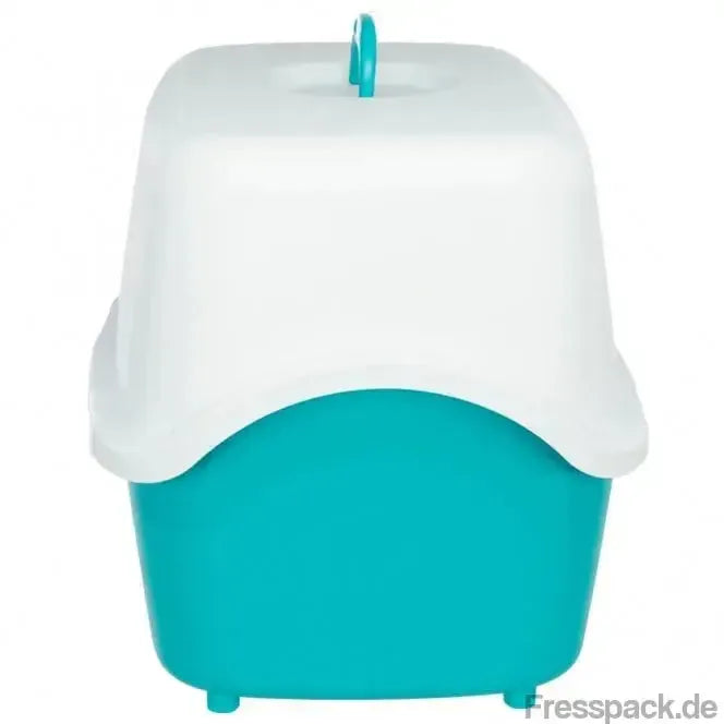 Trixie Katzentoilette Vico - Türkis/Weiß-Katzentoiletten-Fresspack.de