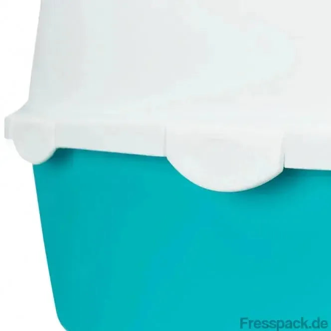 Trixie Katzentoilette Vico - Türkis/Weiß-Katzentoiletten-Fresspack.de