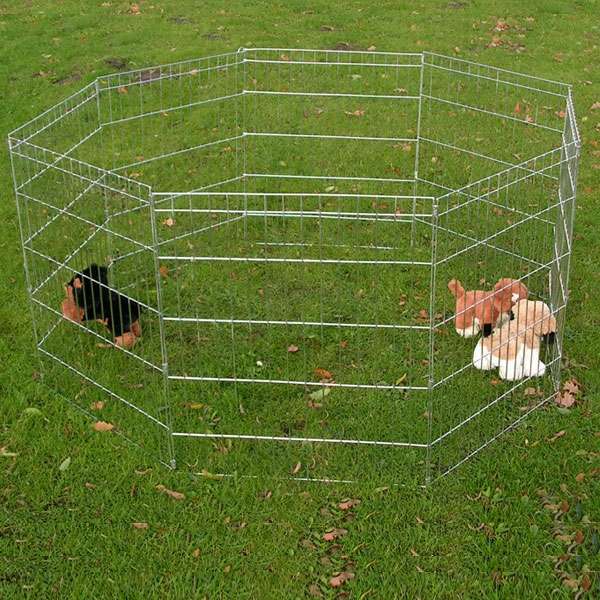 Welpengehege 8-eckig-Welpen-Erziehung-Fresspack.de