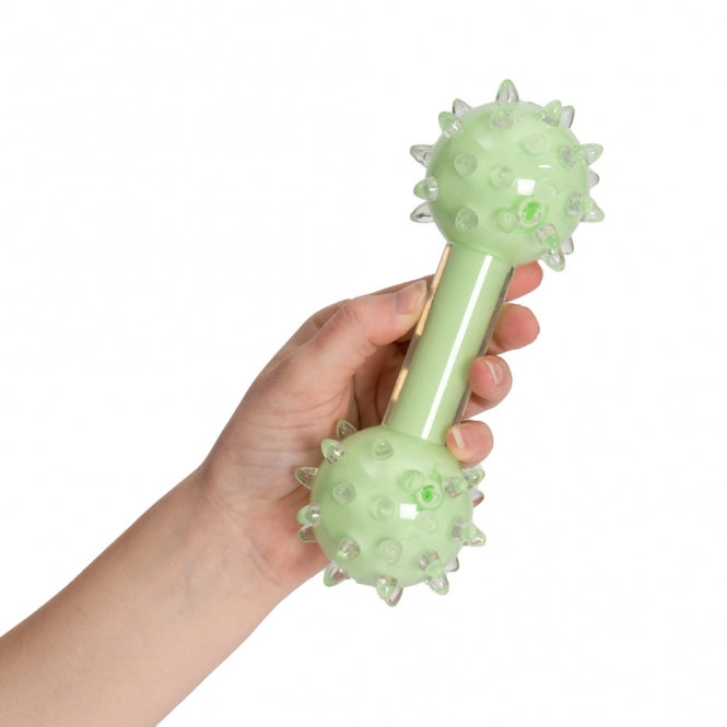 Zeus Duo Hantel mit Noppen und Minzduft-Aroma-Spielzeug-Fresspack.de