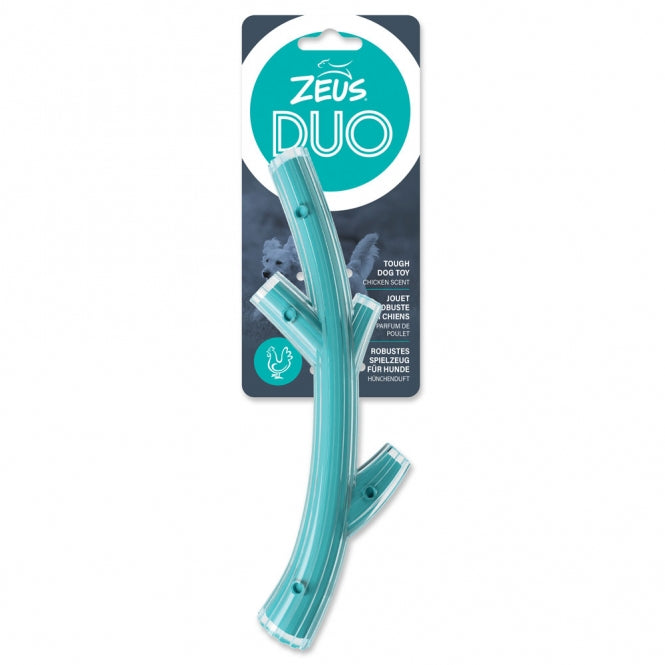Zeus Duo Stick (klein) mit Hühnchenduft - 23 cm-Aroma-Spielzeug-Fresspack.de