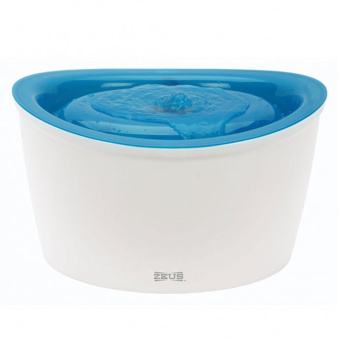 ZEUS Trinkbrunnen H2EAU 6L - Hellblau-Futterspender & Tränken-Fresspack.de